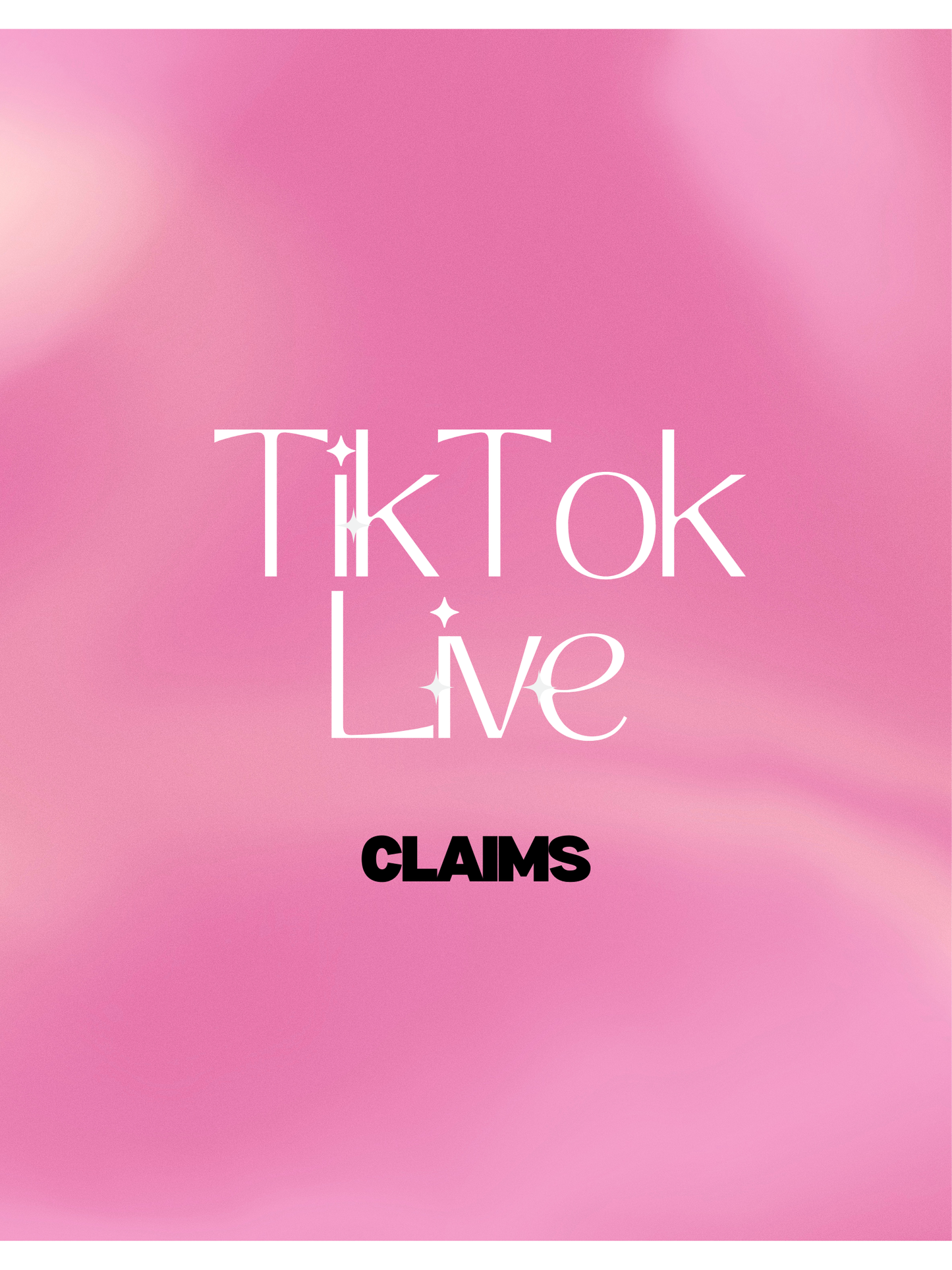 TikTok Live Claims